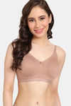 Rosaline Cyber Grove Everyday Double Layered Non Wired 3/4th Coverage T-Shirt Bra (Pack of 2) - Multicolor — thumbnail 6